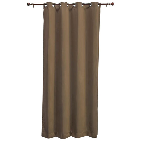 54" X 84" Grommet-Top Tribeca Curtain Panel - Taupe