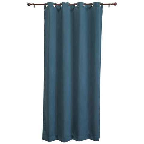 54" X 84" Grommet-Top Tribeca Curtain Panel - Teal