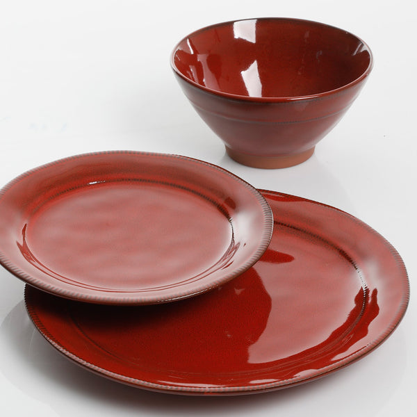 12PC Terracotta Dinnerware Set