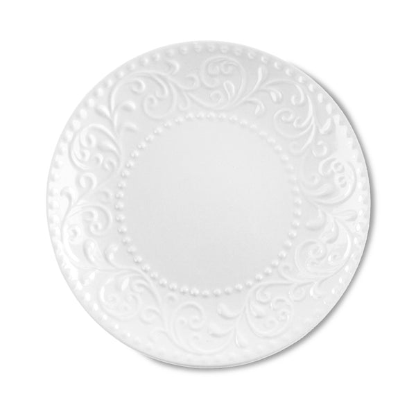 Embossed Scroll Salad Plate