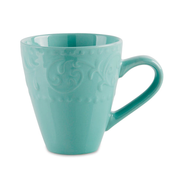 Embossed Scroll Mug