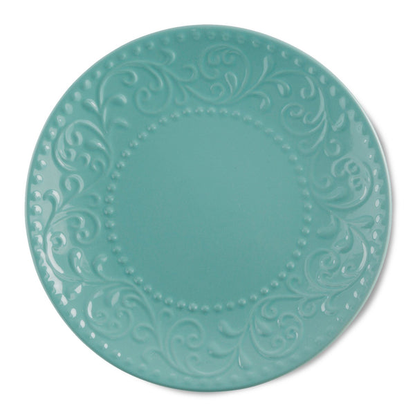 Embossed Scroll Dinner Plate