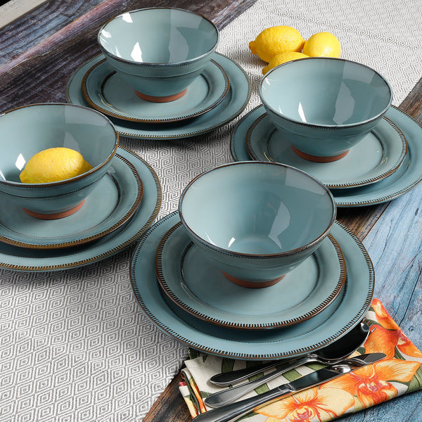 12PC Terracotta Dinnerware Set